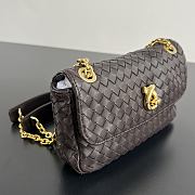 Kitlife Bottega Veneta Baby Madison Bag Dark Brown 22.5x13x4.5cm  - 3