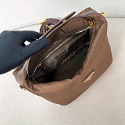 Kitlife Prada Chérie Re-Nylon Mini Bag Brown 1BC302 20x12x11cm - 5