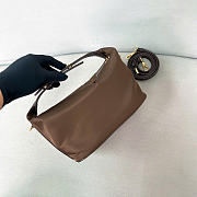 Kitlife Prada Chérie Re-Nylon Mini Bag Brown 1BC302 20x12x11cm - 4