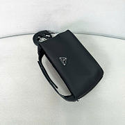 Kitlife Prada Chérie Re-Nylon Mini Bag Black 1BC302 20x12x11cm  - 4