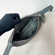 Kitlife Prada Chérie Re-Nylon Mini Bag Gray 1BC302 20x12x11cm  - 5