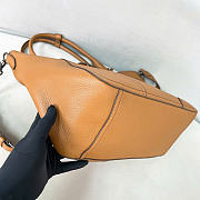 Kitlife Prada Large Leather Tote Bag Brown 1BG602 38x32x14cm - 6