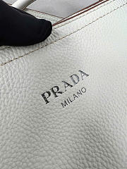 Kitlife Prada Large Leather Tote Bag White 1BG602 38x32x14cm - 3