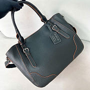 Kitlife Prada Large Leather Tote Bag Black 1BG602 38x32x14cm - 3
