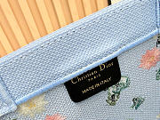 Kitlife Dior Medium Book Tote with Strap Multicolor Dior Water Lily Embroidery and Dior Médaillon 36x27.5x16.5cm - 3