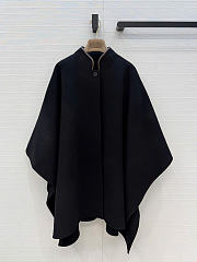 Kitlife Loro Piana Spagna Cape Black Length 80cm - 1