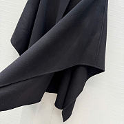 Kitlife Loro Piana Spagna Cape Black Length 80cm - 5