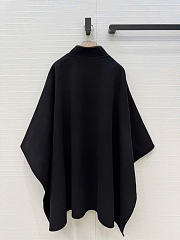 Kitlife Loro Piana Spagna Cape Black Length 80cm - 2