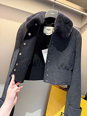 Kitlife Fendi Cashmere Coat Gray  - 5