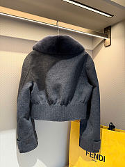 Kitlife Fendi Cashmere Coat Gray  - 4