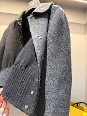 Kitlife Fendi Cashmere Coat Gray  - 3