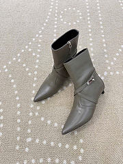 Kitlife Hermes Nice Ankle Boot In Gray Nappa Leather  - 1