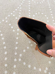 Kitlife Hermes Nice Ankle Boot In Brown Nappa Leather  - 6