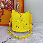 Kitlife Hermes Evelyne 23 Poche Bag Yellow 23x24x6cm - 1