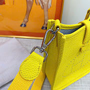 Kitlife Hermes Evelyne 23 Poche Bag Yellow 23x24x6cm - 5