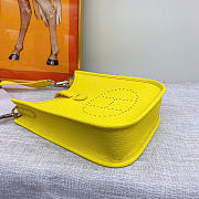 Kitlife Hermes Evelyne 23 Poche Bag Yellow 23x24x6cm - 3