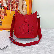Kitlife Hermes Evelyne 23 Poche Bag Red 23x24x6cm - 1