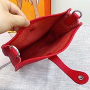 Kitlife Hermes Evelyne 23 Poche Bag Red 23x24x6cm - 5