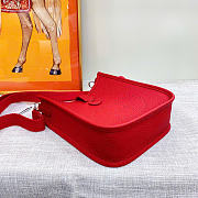 Kitlife Hermes Evelyne 23 Poche Bag Red 23x24x6cm - 4