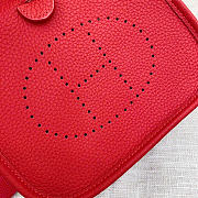 Kitlife Hermes Evelyne 23 Poche Bag Red 23x24x6cm - 2