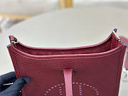 Kitlife Hermes Evelyne 23 Poche Bag Burgundy 23x24x6cm - 6