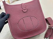 Kitlife Hermes Evelyne 23 Poche Bag Burgundy 23x24x6cm - 3