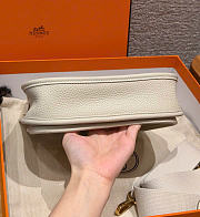 Kitlife Hermes Evelyne 23 Poche Bag Off-white 23x24x6cm  - 5