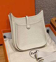 Kitlife Hermes Evelyne 23 Poche Bag Off-white 23x24x6cm  - 2