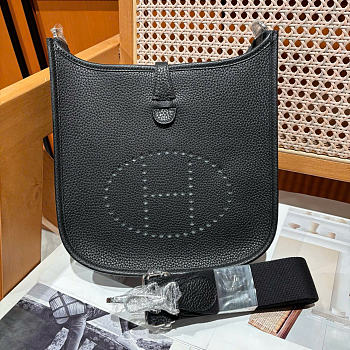 Kitlife Hermes Evelyne 23 Poche Bag Black 23x24x6cm