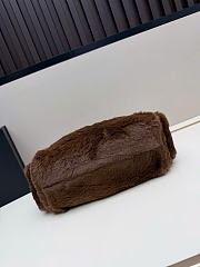 Kitlife Chanel 25C Drawstring Mini Handbag Brown Sheepskin AS5631 20x22x12.5cm - 6