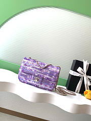 Kitlife Chanel 25S CF Purple Sequin Bag AS4561 14x21x8cm - 1