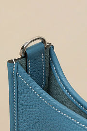 Kitlife Hermes Evelyne 23 Poche Bag Blue 23x24x6cm  - 3
