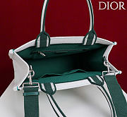 Kitlife Dior Medium Book Tote with Strap Multicolor Book Cover Embroidery 36x27.5x16.5cm - 2