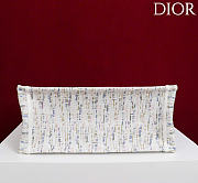 Kitlife Dior Medium Book Tote with Strap Multicolor Dior Oblique Pastel Embroidery 36x27.5x16.5cm - 4