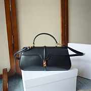 Kitlife Celine Le 16 Side-to-side Bag in Black Calfskin 28x13x9cm  - 1