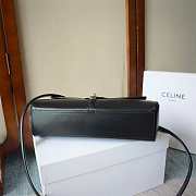 Kitlife Celine Le 16 Side-to-side Bag in Black Calfskin 28x13x9cm  - 5