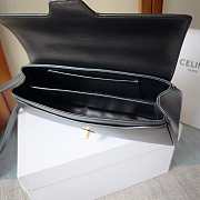 Kitlife Celine Le 16 Side-to-side Bag in Black Calfskin 28x13x9cm  - 6
