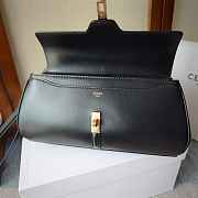 Kitlife Celine Le 16 Side-to-side Bag in Black Calfskin 28x13x9cm  - 4