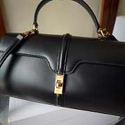 Kitlife Celine Le 16 Side-to-side Bag in Black Calfskin 28x13x9cm  - 2