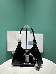 Kitlife Prada Small Leather Tote Bag Black 26x18x12cm - 1