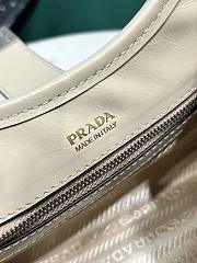 Kitlife Prada Small Leather Tote Bag Beige 26x18x12cm  - 3