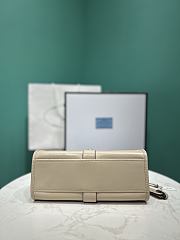 Kitlife Prada Small Leather Tote Bag Beige 26x18x12cm  - 2